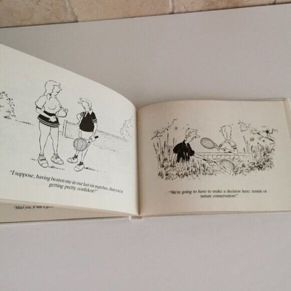The Crazy World of Tennis Cartoons by Peter Rigby Book Tennis Player Funny Humor - Picture 7 of 8